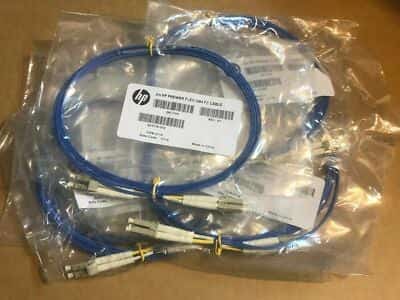 LOT OF 3 HP 653728-002  QK733A 2 Meter Premier Flex OM4 LC/LC FC Cable - photo 1 of 2