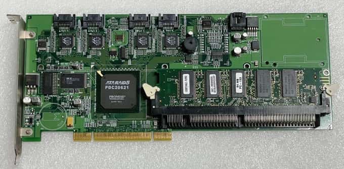 Promise FastTrak S150 SX4 PCI SATA Desktop Controller Card 0418-02 Rev A - photo 1 of 5