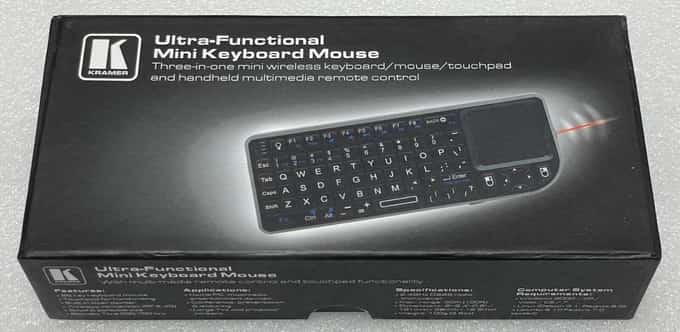KRAMER Ultra Functional Mini Keyboard Mouse - photo 1 of 10