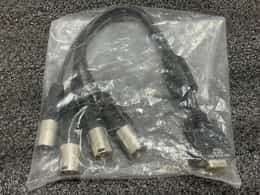 Harmonic Ellipse AES Audio Cable /w 4 XLR (m) and Db25 Connector 093-0228-001