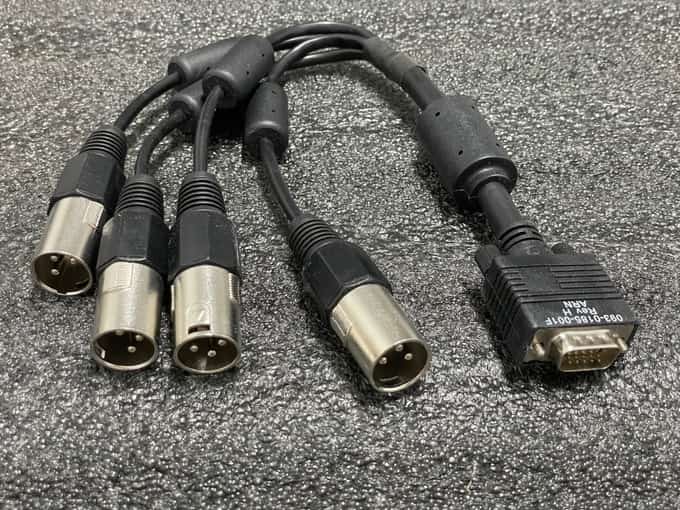 Harmonic Ellipse AES Audio Cable /w 4 XLR (m) and Db25 Connector 093-0185-001F - photo 1 of 5