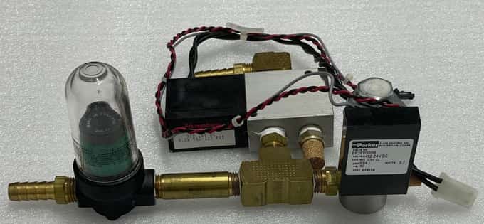Parker Fluid Control BP2EV0006 w/HUMPHREY 320 SOLENOID VALVE + NORGREN Filter - photo 1 of 10