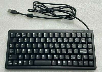 Genuine Cherry UK English QWERTY USB Compact Keyboard G84-4100PTMUS /02 D-91275 - photo 1 of 5