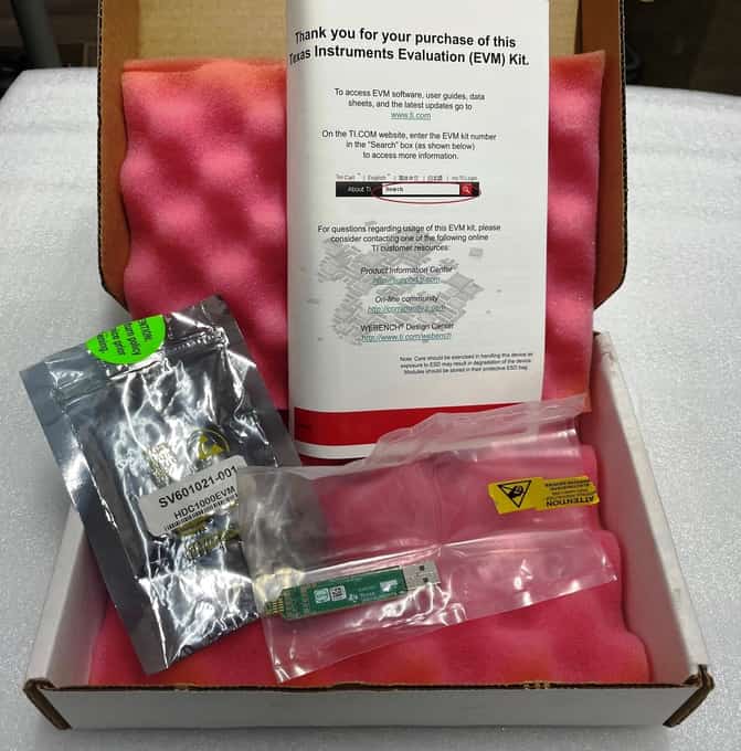 Texas Instruments HDC1000EVM SV601021-001 Evaluation Module - photo 1 of 5