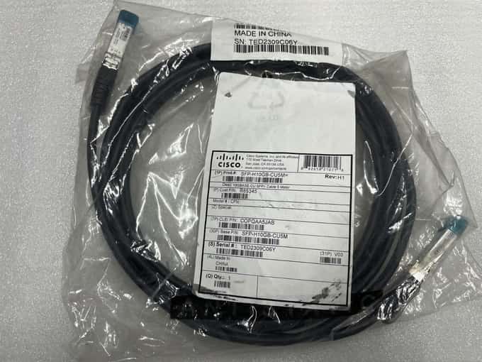 New Cisco SFP-H10GB-CU5M 5m SFP+ 37-0962-03 - photo 1 of 5
