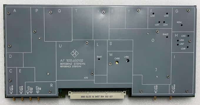 Rohde & Schwarz R&S 1035.6501.02 A7 REFERENCE Stepsyn Board SMIQ - photo 1 of 5