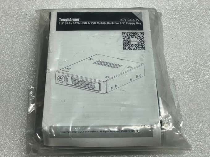 ICY DOCK MB991SK-B ToughArmor 2.5in SATA Mobile Rack for 3.5in - photo 1 of 5