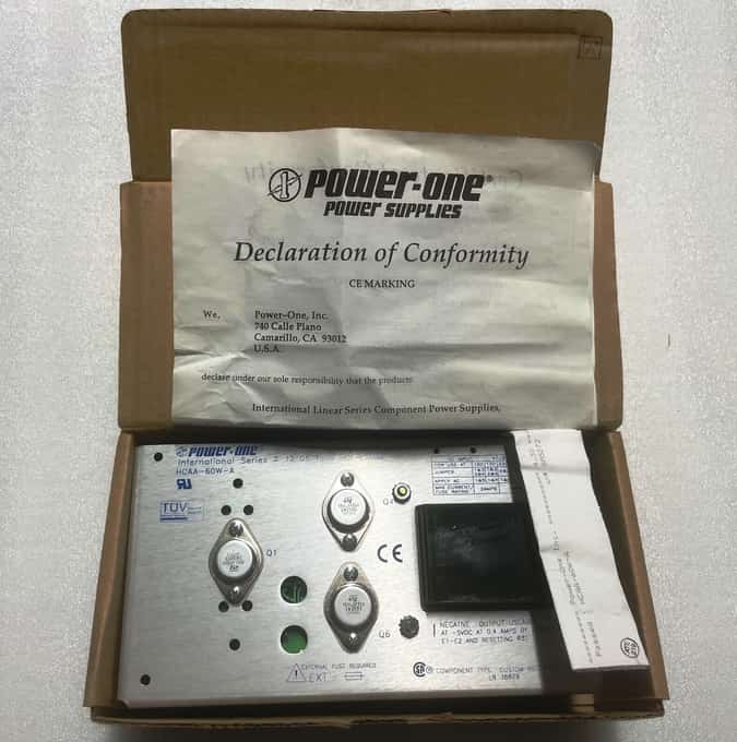 NEW - Power One HCAA-60W-A Power Supply, 5VDC A, 6.0 Amps - photo 1 of 6