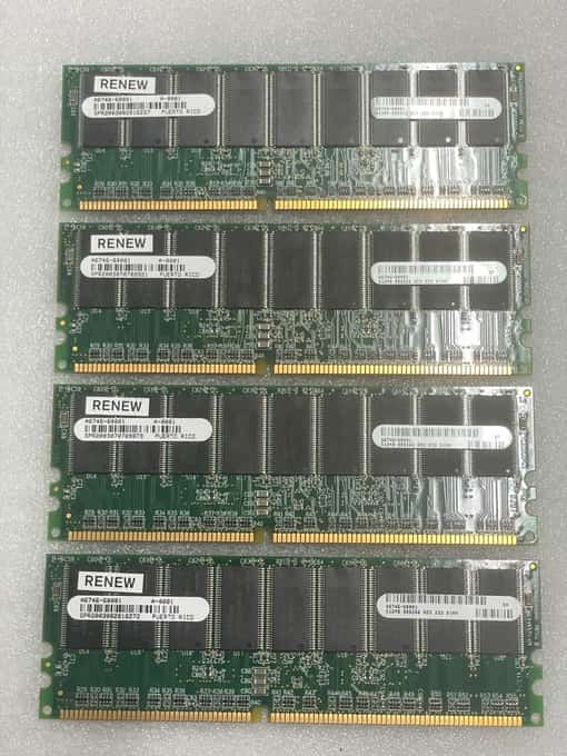 4 x HP A6746-60001 Memory 512MB PC-2100 DIMM - photo 1 of 4