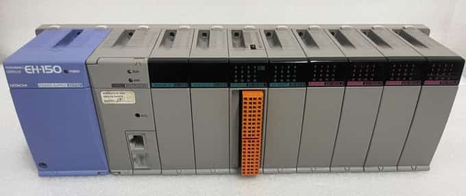 HITACHI EH-150 CONTROLLER EH-PSD, EH-CPU316A, EH-AX8V, EH-XD32E, EH-XD16 EH-YR16 - photo 1 of 7