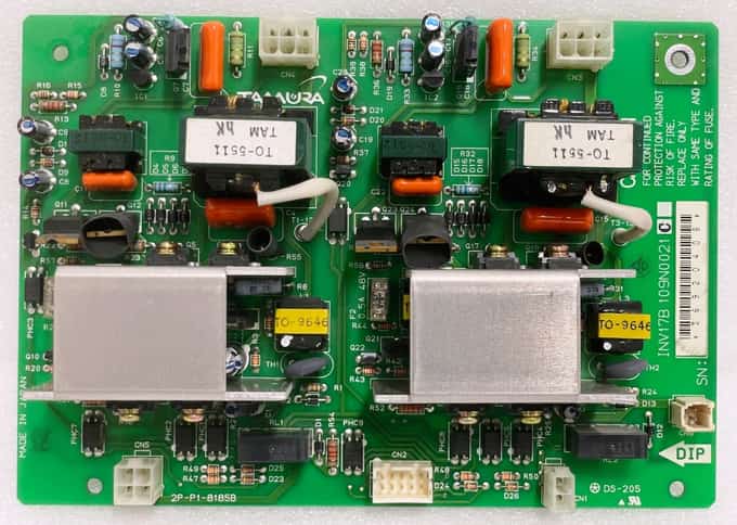 Fuji / TAMURA 109N0021 INV17B Board from a Fujifilm XG5000 CR-IR 362 X-Ray - photo 1 of 6