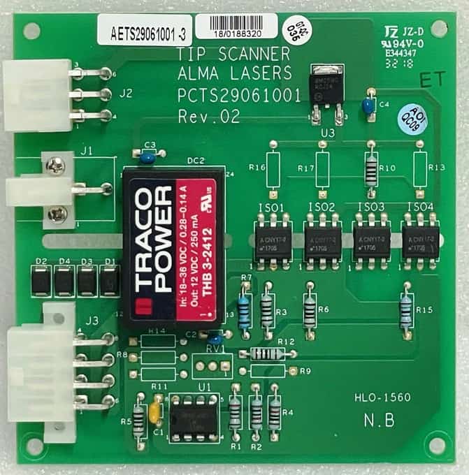 ALMA Lasers Tip Scanner Assy For Harmony XL AETS29061001-3 / PCTS29061001 Rev 02 - photo 1 of 7