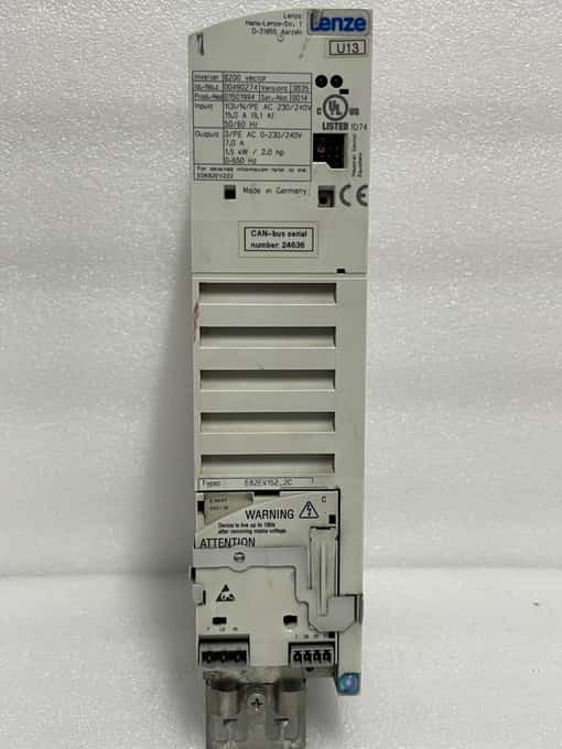 Lenze E82EV152_2C 00490274 1.5KW / 2.0 hp 8200 Vector (3) - photo 1 of 8