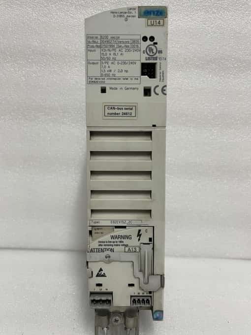 Lenze E82EV152_2C 00490274 1.5KW / 2.0 hp 8200 Vector (4) - photo 1 of 8