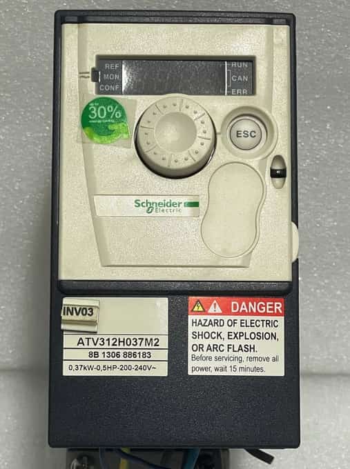 Schneider Altivar ATV312H037M2 0,37 kW / 0,5 HP Telemecanique Inverter Motor AC - photo 1 of 7