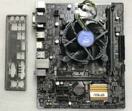 Asus  MSIP-REM-MSQ-H110M-AM2 LGA1151 Motherboard DDR4 SATA3 ATX VGA W /RAM & CPU