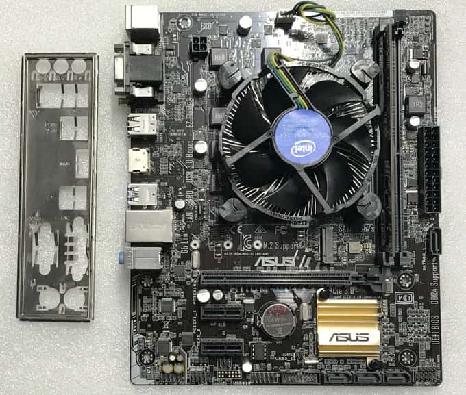 Asus  MSIP-REM-MSQ-H110M-AM2 LGA1151 Motherboard DDR4 SATA3 ATX VGA W /RAM & CPU - photo 1 of 6