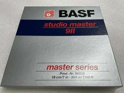 1x NEW BASF Studio Master SM911 Audio Mastering Tape 18cm/7" 360m/1180 ft 96838. - photo 1 of 5