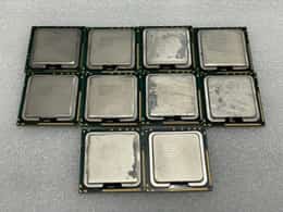 LOT OF 10 - Intel Xeon E5520 2.26 GHz Quad Core 8MB LGA1366 CPU P/N: SLBFD