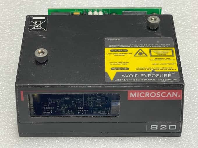 Microscan MS-820 Industrial Barcode Scanner FIS-0820-0152G Rev D - photo 1 of 5
