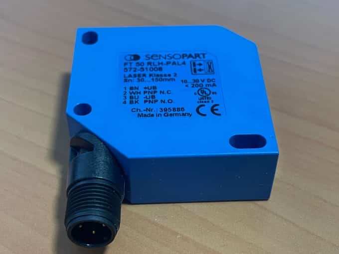SENSOPART FT 50 RLH-PAL4 / FT50RLHPAL4 572-51008 DIFFUSER LASER SENSOR - photo 1 of 5