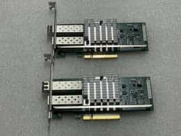 2 x Intel X520-DA2 Dual Port 10GbE SFP+ PCIe Converged Network Adapter