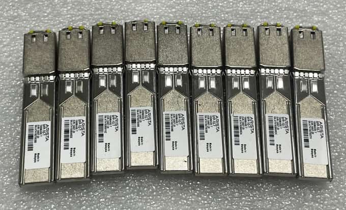 11 x Arista SFP-1G-T 1000BASE-T XVR-0007-20  1GbE Copper SFP Optics - photo 1 of 3