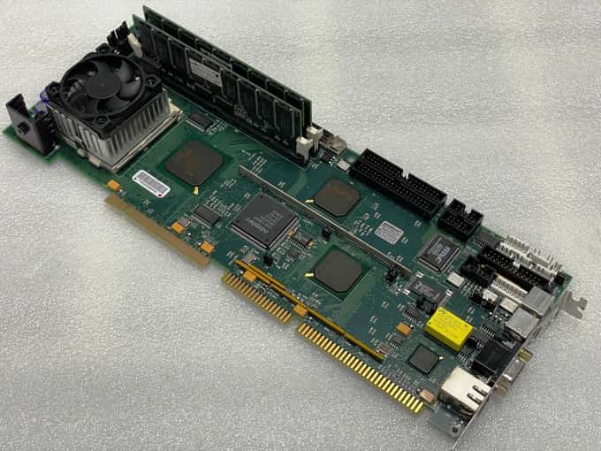 Trenton 92-005721-XXX REV:E-04 industrial control motherboard With CPU & RAM - photo 1 of 7